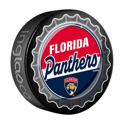 Florida Panthers Hockey Puck Bottle Opener