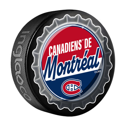 Montreal Canadiens Hockey Puck Bottle Opener