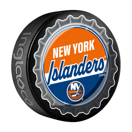 New York Islanders Hockey Puck Bottle Opener