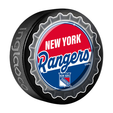 New York Rangers Hockey Puck Bottle Opener