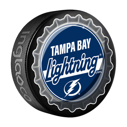 Tampa Bay Lightning Hockey Puck Bottle Opener