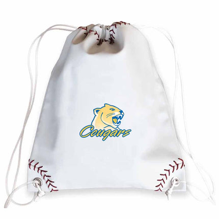 Illinois Central College Cougars Baseball Drawstring Bag - Authentic Series
