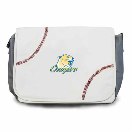 Illinois Central College Cougars Baseball Messenger Bag - Authentic Series
