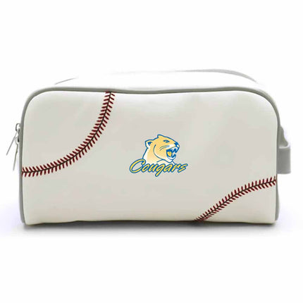 Illinois Central College Cougars Baseball Toiletry and Cosmetics Bag - Authentic Series