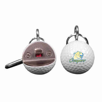 Illinois Central College Cougars Golf Ball Bottle Opener - Authentic Series