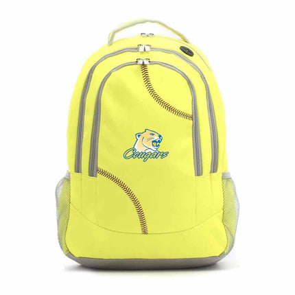 Illinois Central College Cougars Softball Backpack - Authentic Series