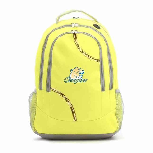 Illinois Central College Cougars Softball Backpack - Authentic Series