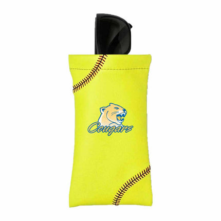Illinois Central College Cougars Softball Eyeglass Case - Authentic Series