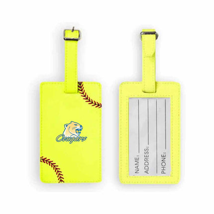Illinois Central College Cougars Softball Luggage Tag - Authentic Series