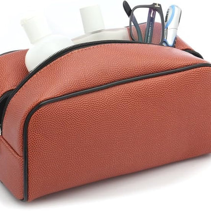 Millard North Mustangs Basketball Toiletry and Cosmetics Bag - Authentic Series