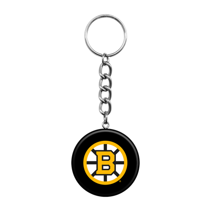 Boston Bruins Mini Hockey Puck Keychain