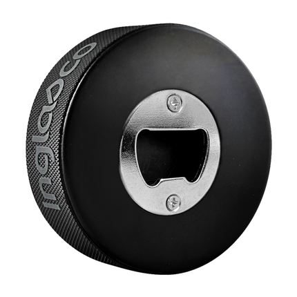 Calgary Flames Hockey Puck Bottle Opener