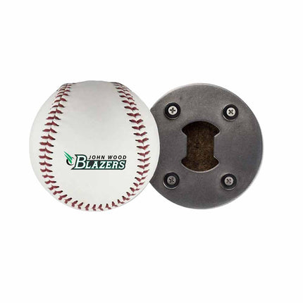 John Wood Community College Blazers Baseball Bottle Opener - Authentic Series