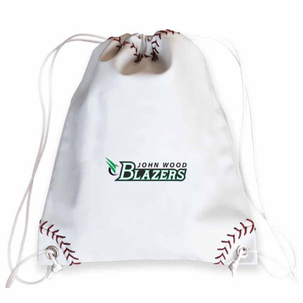 John Wood Community College Blazers Baseball Drawstring Bag - Authentic Series