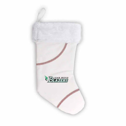John Wood Community College Blazers Baseball Christmas Stocking - Authentic Series