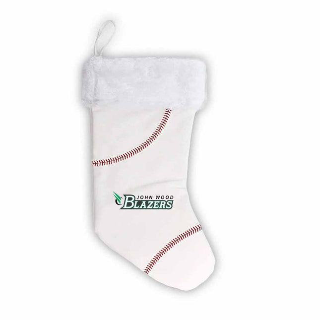 John Wood Community College Blazers Baseball Christmas Stocking - Authentic Series