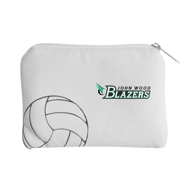 John Wood Community College Blazers Volleyball Tee / Ball Marker / Coin Pouch - Authentic Series