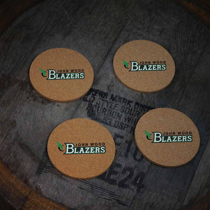John Wood Community College Blazers Cork Coasters