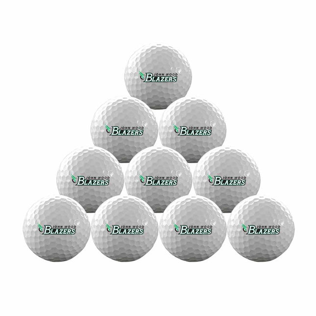 John Wood Community College Blazers Golf One Dozen Golf Balls - Authentic Series