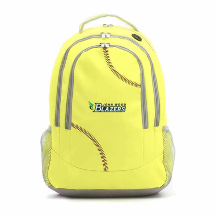 John Wood Community College Blazers Softball Backpack - Authentic Series
