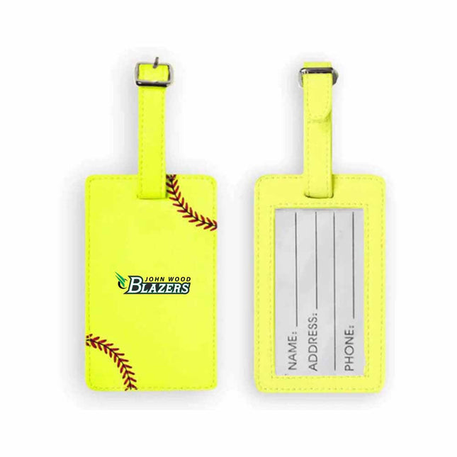 John Wood Community College Blazers Softball Luggage Tag - Authentic Series