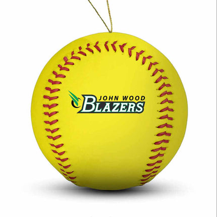 John Wood Community College Blazers Softball Ornament Bundle - Authentic Series