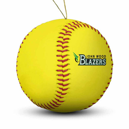 John Wood Community College Blazers Softball Ornament - Authentic Series