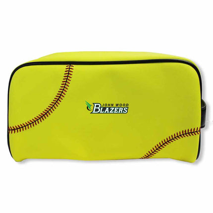 John Wood Community College Blazers Softball Toiletry and Cosmetics Bag - Authentic Series