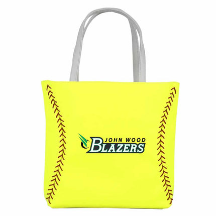 John Wood Community College Blazers Softball Tote Handbag - Authentic Series