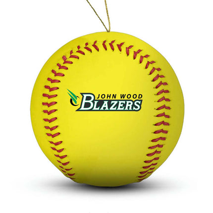 John Wood Community College Blazers Softball Ornament - Authentic Series
