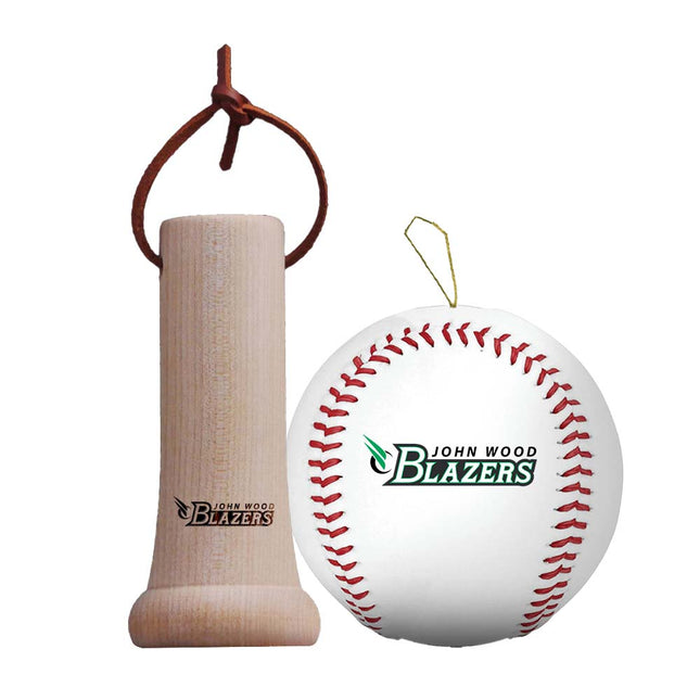 John Wood Community College Blazers Baseball Ornament Bundle - Authentic Series