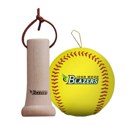 John Wood Community College Blazers Softball Ornament Bundle - Authentic Series