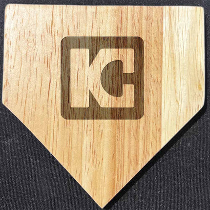 Kaskaskia College Blue Devils Baseball Home Plate Coasters “Laser Etched”