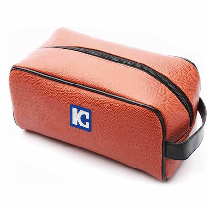 Kaskaskia College Blue Devils Basketball Toiletry and Cosmetics Bag - Authentic Series