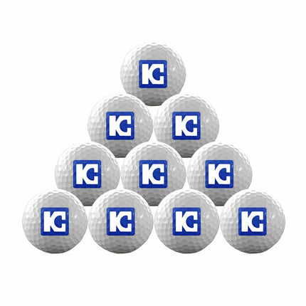 Kaskaskia College Blue Devils Golf One Dozen Golf Balls - Authentic Series