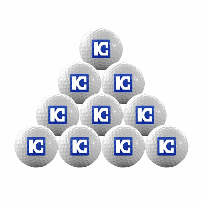 Kaskaskia College Blue Devils Golf One Dozen Golf Balls - Authentic Series