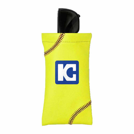 Kaskaskia College Blue Devils Softball Eyeglass Case - Authentic Series