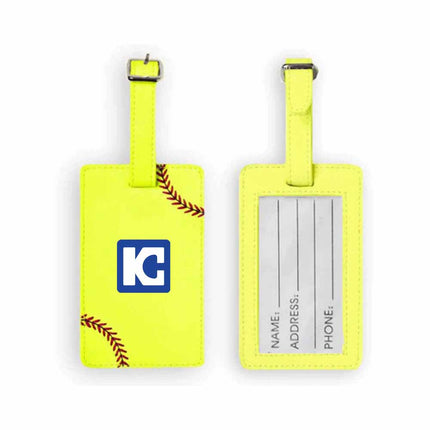 Kaskaskia College Blue Devils Softball Luggage Tag - Authentic Series