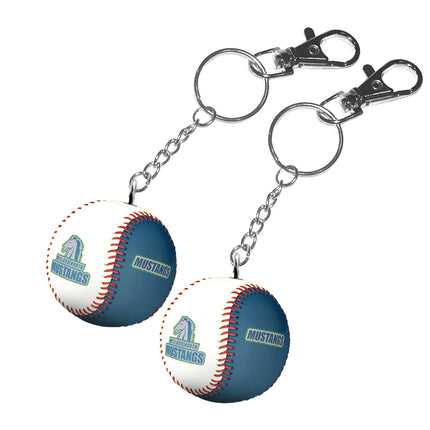Millard North Mustangs Baseball Keychains - Authentic Series (Set of 2)