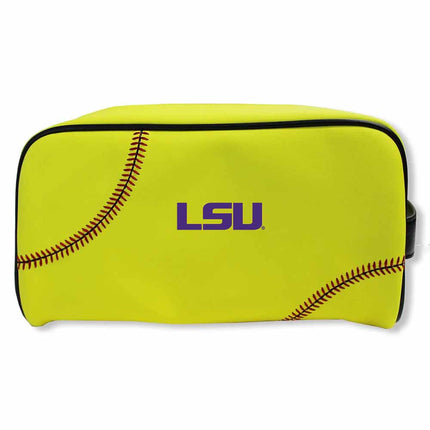 LSU Tigers Softball Toiletry and Cosmetics Bag - Authentic Series