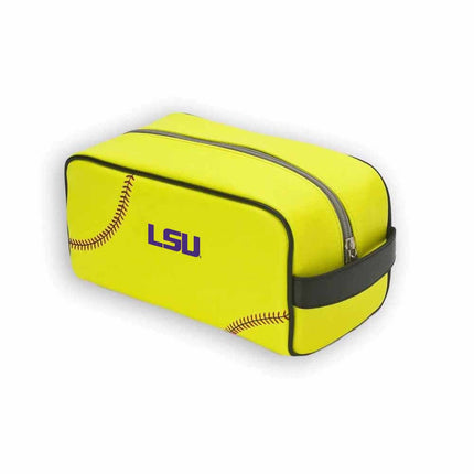 LSU Tigers Softball Toiletry and Cosmetics Bag - Authentic Series