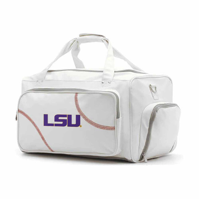 LSU Tigers Baseball Duffel Bag - Authentic Series