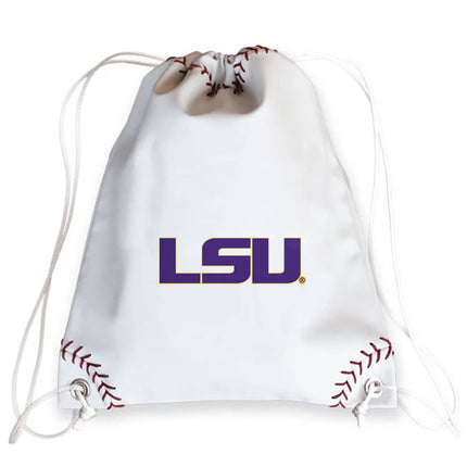 LSU Tigers Baseball Drawstring Bag - Authentic Series