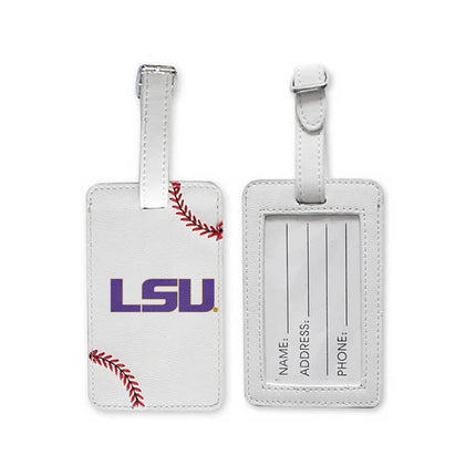 LSU Tigers Baseball Luggage Tag - Authentic Series