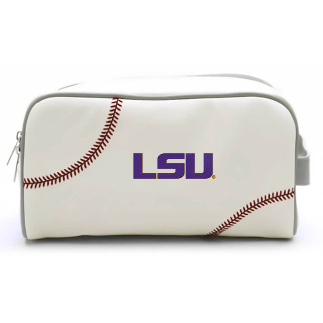LSU Tigers Baseball Toiletry and Cosmetics Bag - Authentic Series