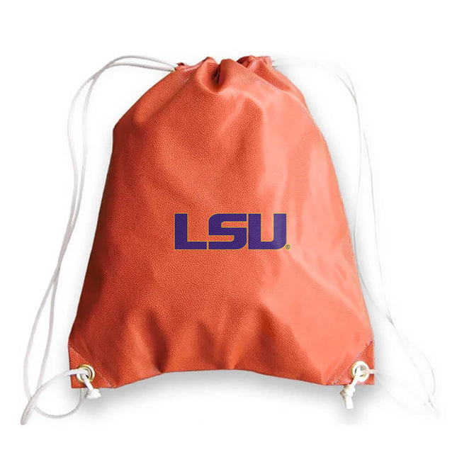 LSU Tigers Basketball Drawstring Bag - Authentic Series
