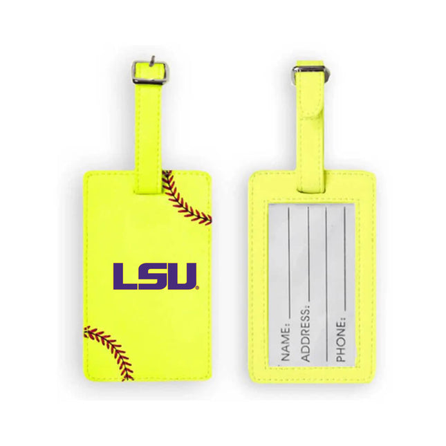 LSU Tigers Softball Luggage Tag - Authentic Series