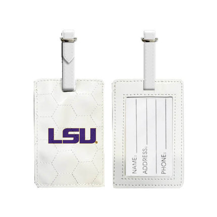 LSU Tigers Soccer Luggage Tag - Authentic Series