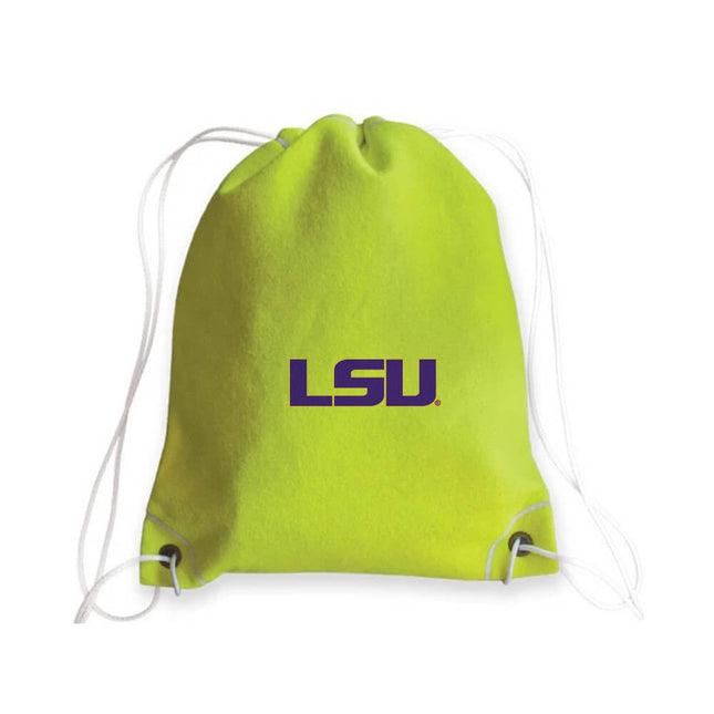 LSU Tigers Tennis Drawstring Bag - Authentic Series
