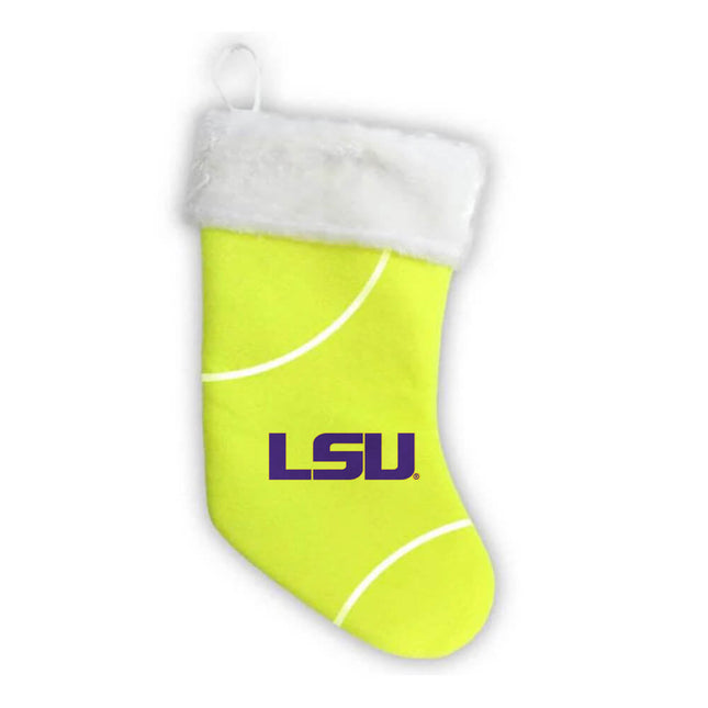 LSU Tigers Tennis Christmas Stocking - Authentic Series